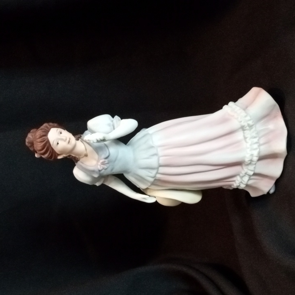 Collectible Figurine - Victorian Lady Camille - lady with hat
